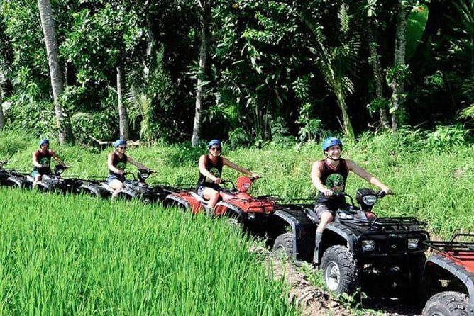Best of Ubud Adventure: Ayung Rafting - ATV - Quad Bike with Private Transport - A single pickup that links ATV trails to Ayung rapids