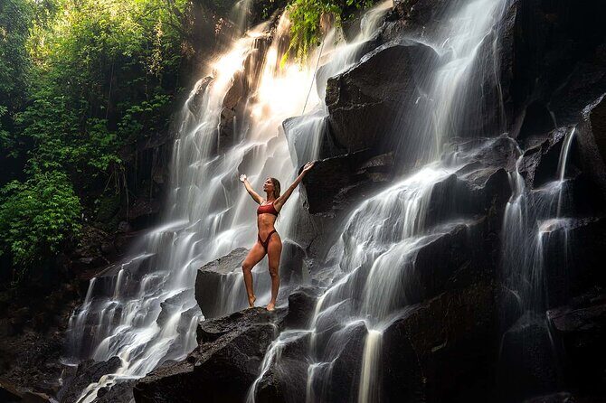 Best of Ubud: Waterfalls, Temple & Rice Terraces Private Day Tour - Tirta Empul Temple: holy spring water and the sarong step