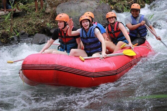 BMW Bali Rafting + Flying Fox at Telaga Waja River (LESS STAIRS) - The waterfall stop at about 11:00: photos, rest, and fewer rushed moments