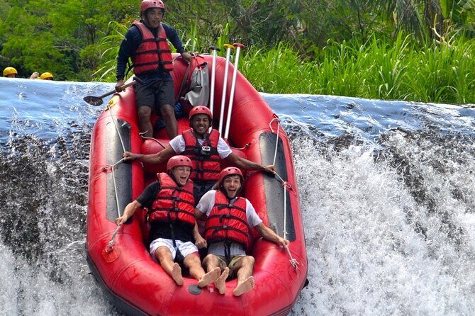BMW Bali Rafting + Flying Fox at Telaga Waja River (LESS STAIRS) - Getting there from Seminyak: the day starts early, then runs on rails