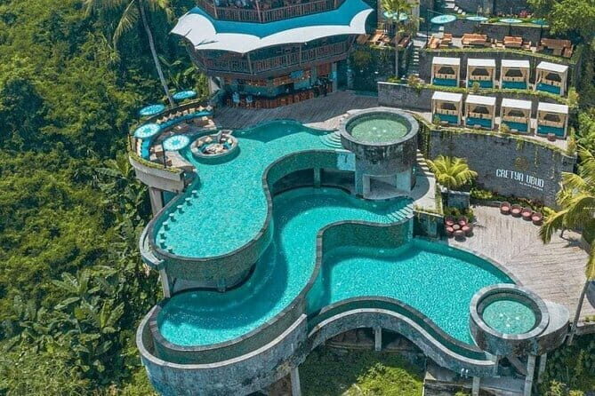CRETYA UBUD Infinity Pool+ ATV RIDE with Gorilla Cave +lunch. - The day plan in plain terms
