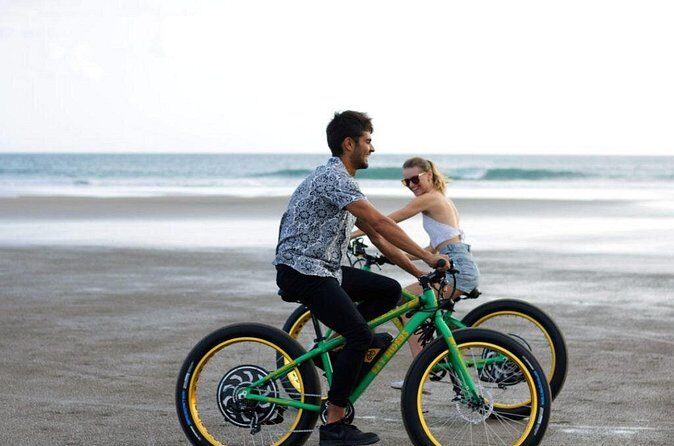 eBike Private Beach Tour Express (2 Hour) - Stop 1: Kuta Beach shoreline time and the first powered views