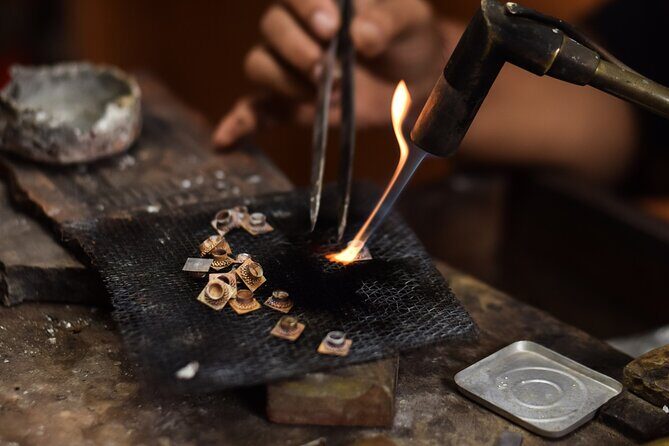 Elephant Cave and Hidden Waterfall All-Inclusive Private Day Tour - Celuk Village: gold and silver craftsmanship up close