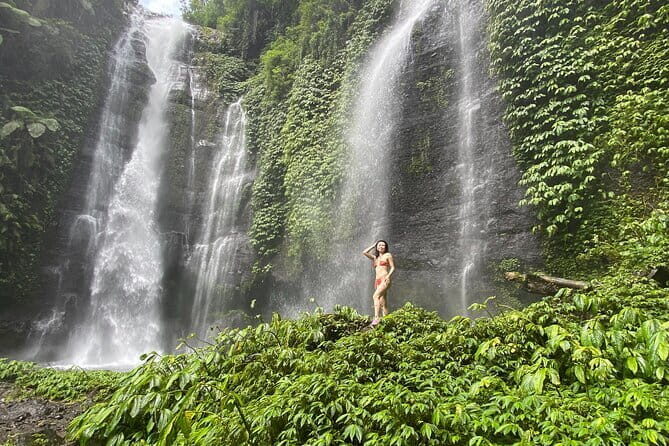 Experience Private Bali Northern Trip at North Waterfall - Sekumpul Waterfall trek: the multi-fall challenge and the cool-down payoff