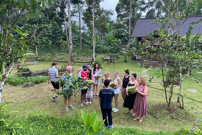 From Ubud: Authentic Bali Farm Cooking School & Organic Farm - From Ubud Central Parking to Taro Village Farm Life
