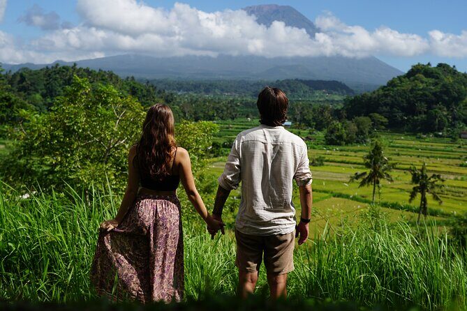 Full Day Private Bali Best Instagram Tour - Tirta Gangga Water Palace: cool air, palace statues, and easy selfies