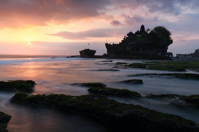 Full Day Private Tour to Ubud Waterfall and Tanah Lot Sunset - Stop 1: Tegenungan Waterfall and the stair-step descent