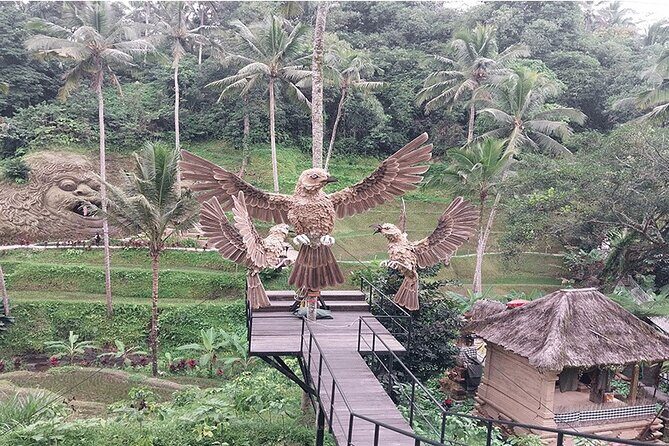 Full Day Ubud Tour - Sacred Monkey Forest Sanctuary: paved paths, macaques, and close-up chaos