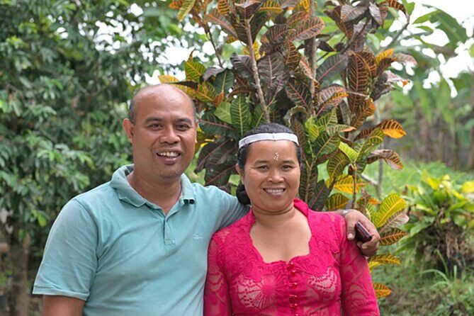 Gianyar Market Visit & Cooking Class in Ubud with Kadek & Putu - The Balinese meal: satay, vegetables, fish, and dessert you made yourself