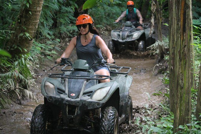 Gorilla Cave ATV Bali Ubud, Monkey Forest, Temple, and Lunch - The shower-and-lunch reset: buffalo-barf? no, buffet with views