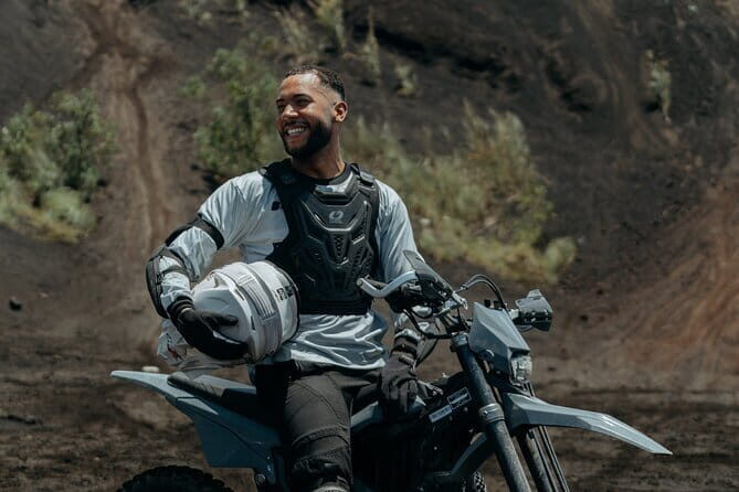Half day forest & volcano tour with electric or petrol dirtbikes - Key highlights