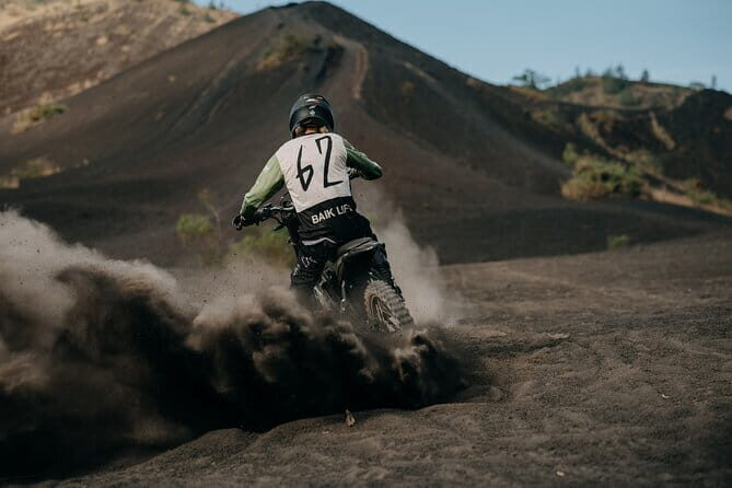 Half day forest & volcano tour with electric or petrol dirtbikes - Mount Batur Volcanic Terrain: The Ground Changes, So Your Ride Changes