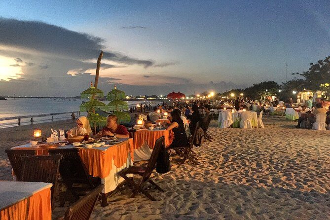 Half Day: Uluwatu Temple,KECAK FIRE DANCE Evening Tour & Jimbaran SEAFOOD Dinner - Jimbaran Beach Seafood Dinner: ITO CAFE by the Water