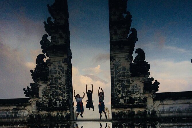 Heaven Gate Lempuyang and Tirta Gangga - Tirta Gangga Water Palace: Tiered Fountains and Mythical Stone