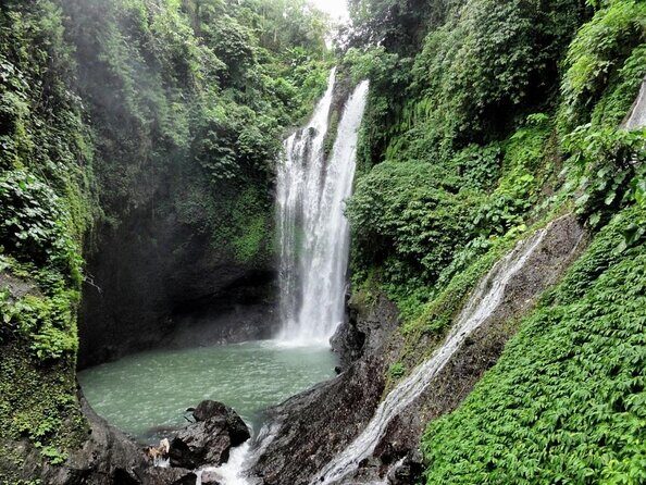 Jumping Sliding at Aling- aling Waterfall - Wanagiri Hidden Hill - Handara Gate - The “hidden” value in this North Bali day: less driving stress