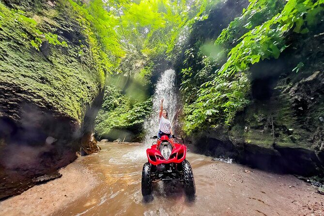 KUBER ATV UBUD - Tunnel Waterfall Rice field Jungle w Private Car - The route: tunnel, waterfall, rice fields, and the jungle ride