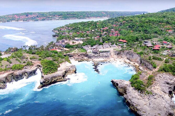 Lembongan and Ceningan Island Tour - Blue Lagoon in Nusa Ceningan: cliffs, waves, and that body-thump feeling