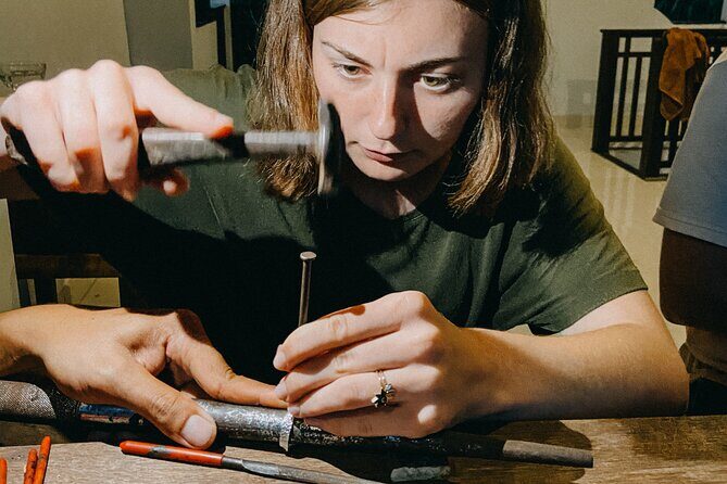 Make Your Own Bali Silver Jewelry Class with Balinese Family - Teaching style: getting help without losing your piece