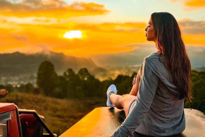Mount Batur Jeep Sunrise with 4WD Adventures Tour - Mount Batur at sunrise, minus the long hike
