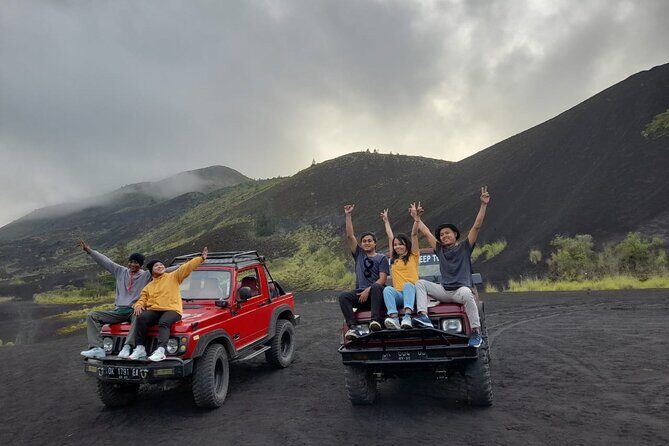 Mount Batur Sunrise Jeep Tour & Natural Hot Spring - After Sunrise: Black Lava and Black Sand Around 07.00 a.m.