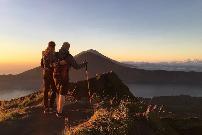 Mt batur Sunrise Trekking and Natural Spring Tour - The sunrise moment: Mt. Abang, possible Rinjani views, and starry skies