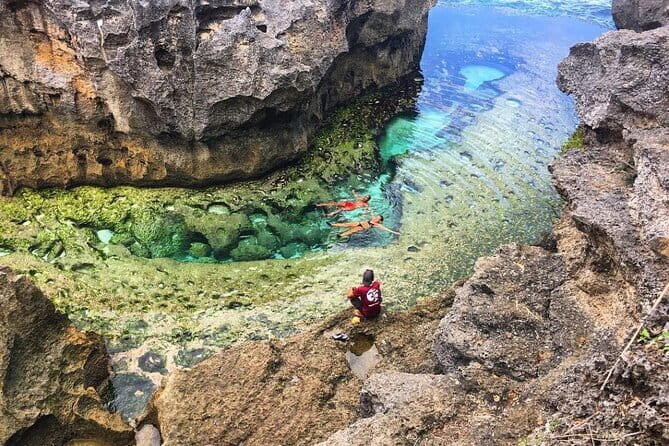 Nusa Penida Private Snorkeling Tour with West Island Trip - Cliffs by land, clear water by sea