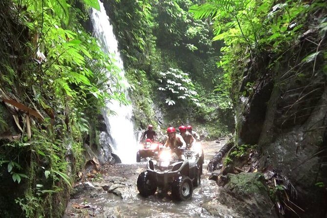 OFFICIAL ATV KUBER - Tunnel, Waterfall, Rice Field, River, Jungle - Optional upgrades: rafting and rope swing add-on choices