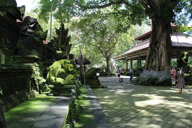 Private Full Day Tour to Ubud Highlights with Giant Swing - Sangeh Monkey Forest: shade, giant trees, and three ancient temples