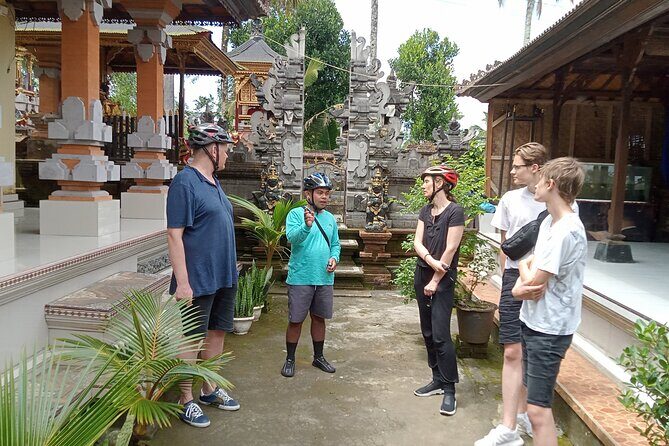 Private Ubud Downhill Cycling with Volcano, Rice Paddies & Meal - Guides and Team: Clear English and Patient Control