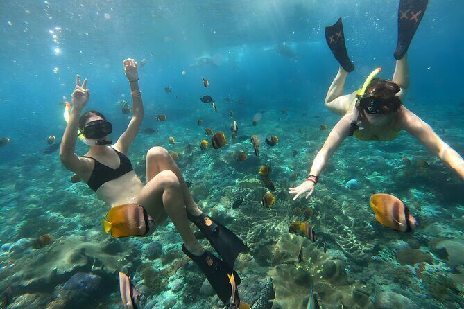 Snorkeling In Nusa Penida Departing From Bali Island - On the Water Experience: Gear, Life Jackets, and GoPro Underwater Photos