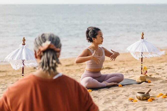 Sunrise Yoga and Meditation Practice On Sanur Beach - Mantras and intention setting: what you’re really doing
