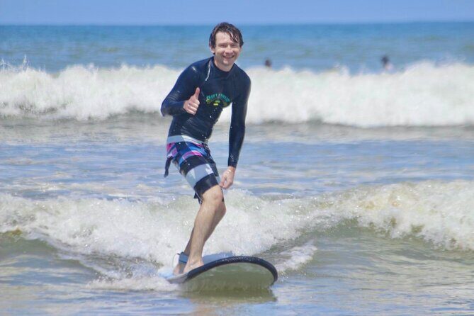 Surfing Activity with Beginner and Intermediate Lesson - Intermediate Lesson: Lineup Skills, Etiquette, and Green-Wave Technique