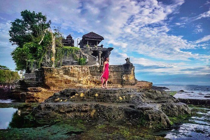 Tanah Lot Temple, Waterfall & Ubud Tour (Private & All-Inclusive) - One private day that links Ubud and the coast