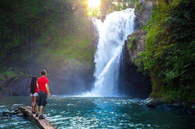 Tanah Lot Tour with Ubud Monkey Forest, Rice Terraces, and Waterfalls - Tegenungan Waterfall: a short nature stop with real green around you