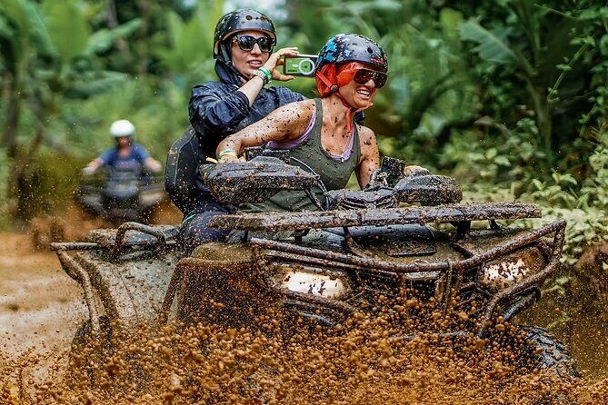 Ubud ATV Alasan Adventure Waterfall Gorilla Cave & Cretya Pool - Cretya Sunset Pool stop: lunch, swim time, and a calmer finish