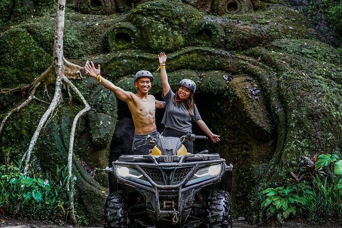 Ubud ATV Alasan Adventure Waterfall Gorilla Cave & Cretya Pool - The ATV, safety setup, and how the ride feels in real life