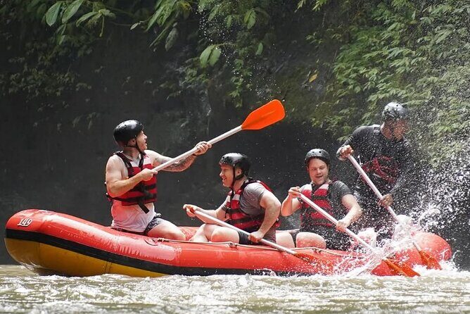 Ubud: ATV Quad Bike, Jungle, Waterfall, Tunnel and Rafting Trip - ATV quad biking with the misty Gorilla Cave moment