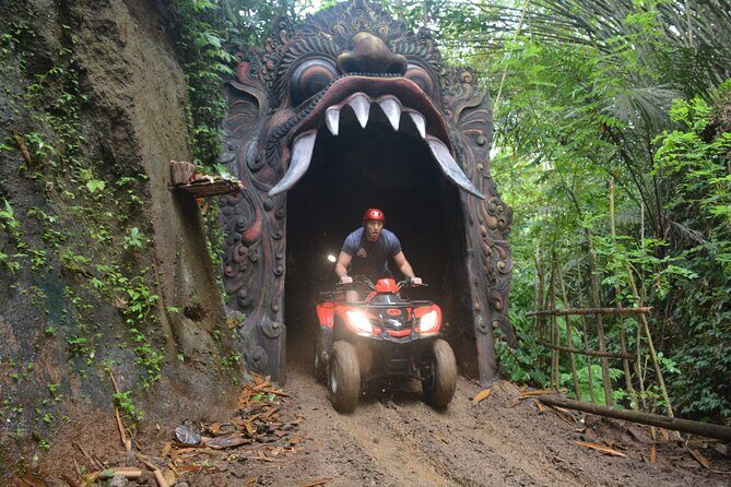 Ubud ATV Quad Bike through river, Jungle, waterfall & rice fields - River, jungle, waterfall scenery, and rice fields: what to expect on the route