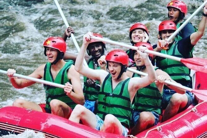Ubud: ATV Rafting + Zipline, Swing, Sky Bike in Bali Rice Terrace - Rafting Down the Beji River: Rapids with a Balanced Pace