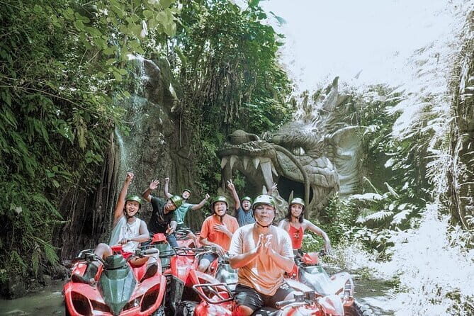 Ubud ATV Ride with Waterfall, Dragon Cave & Lunch – 2 Hours - First Stop: Goa Naga (Dragon Cave) and the “Wait, We’re Going In?” Factor