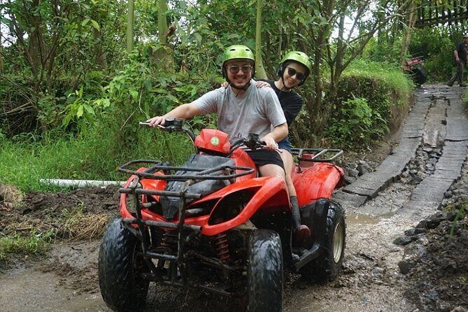 Ubud : ATV Temple Run Adventure - The ATV Ride: Mud, Water, and Those Caves and Dragon Tracks