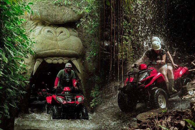 Ubud Bali ATV Quad Bike Legong Temple cave with Lunch and Pool - ATV Quad Bike: Mud, Rice Paddies, and Jungle Trails