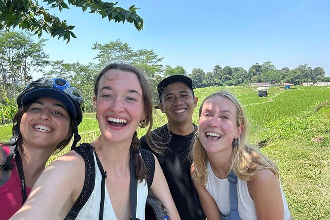 Ubud: Downhill Cycling with Volcano, Rice Terraces and Meal - Manukaya Culture Stops: School, Family Compound, Temple