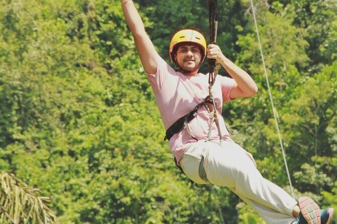 Ubud Half Day Zipline and Jungle Swing - Ulu Petanu Waterfall: Swimming Time With a Stair Workout