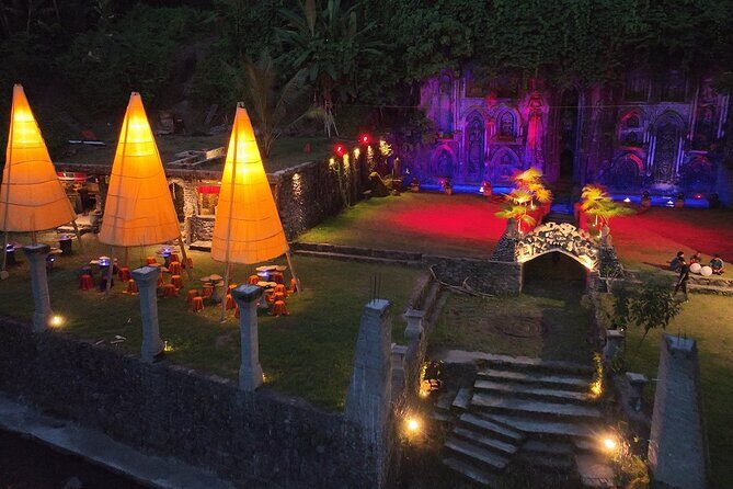 Ubud Mystic Dinner at Oracle of Spice Lemuria The Lost City - Timing in Ubud: arriving for the 6:30–8:30 mini-shows