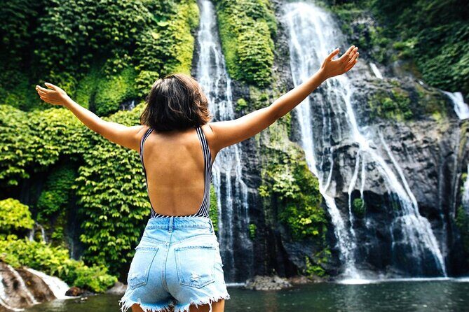 Ubud Private Tour: Waterfalls, Temple and Rice Terraces Swing - Ulu Petanu waterfall: a quieter-feeling swim stop