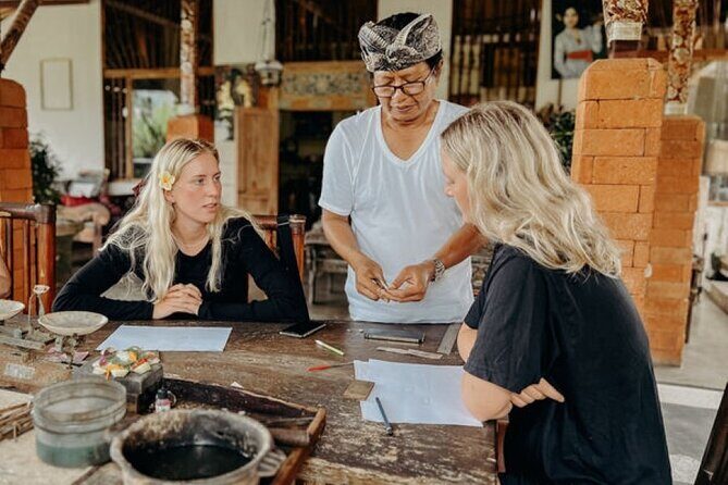 Ubud Silver Jewelry Making Class with Temple, Monkey Forest - Batuan Temple: carvings you can slow down with