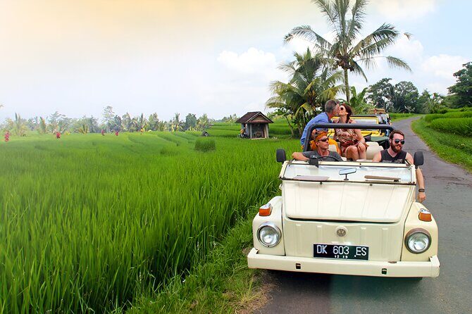 Ubud VW Safari Bali Tour - Volkswagen Classic Car Trip - Stop 1: Tegenungan Waterfall and the first big photo moment