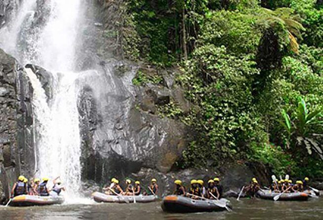 Ubud White Water Rafting on the Ayung River with Pickup & Lunch - Safety gear, guides, and the small-boat setup