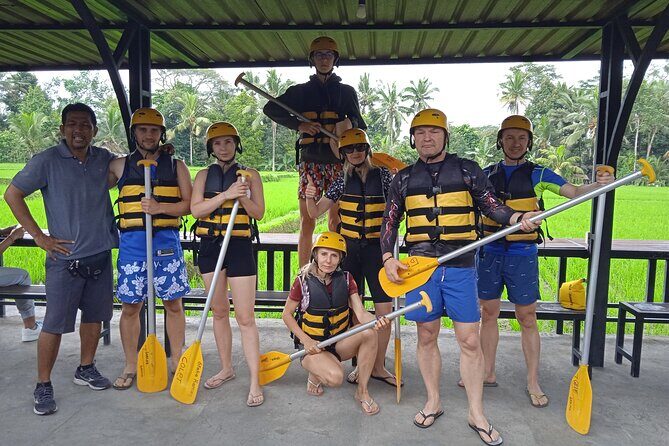 Ubud White Water Rafting on the Ayung River with Pickup & Lunch - The pre-rafting stair descent and the first moment you’ll feel it